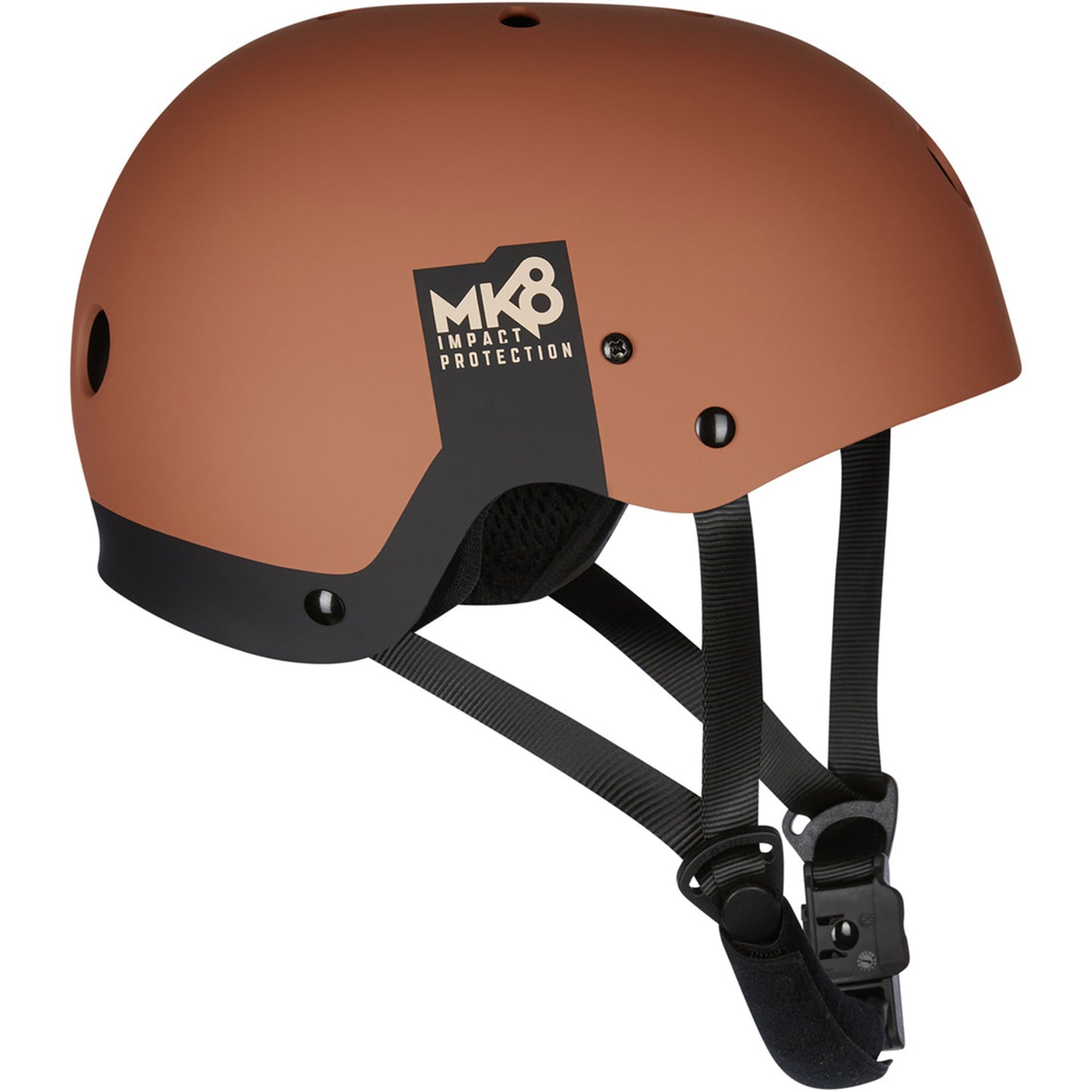 Mystic MK8X Kite & Wakeboarding Helmet - Rusty Red