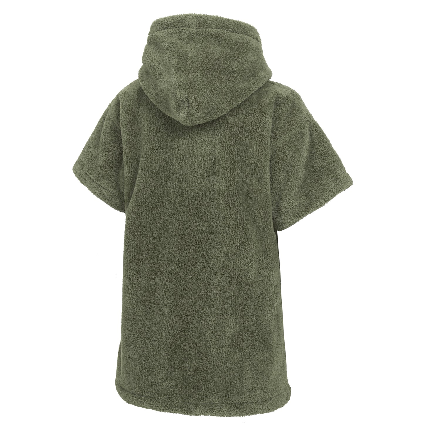 Mystic Kids Teddy Poncho - Olive Green