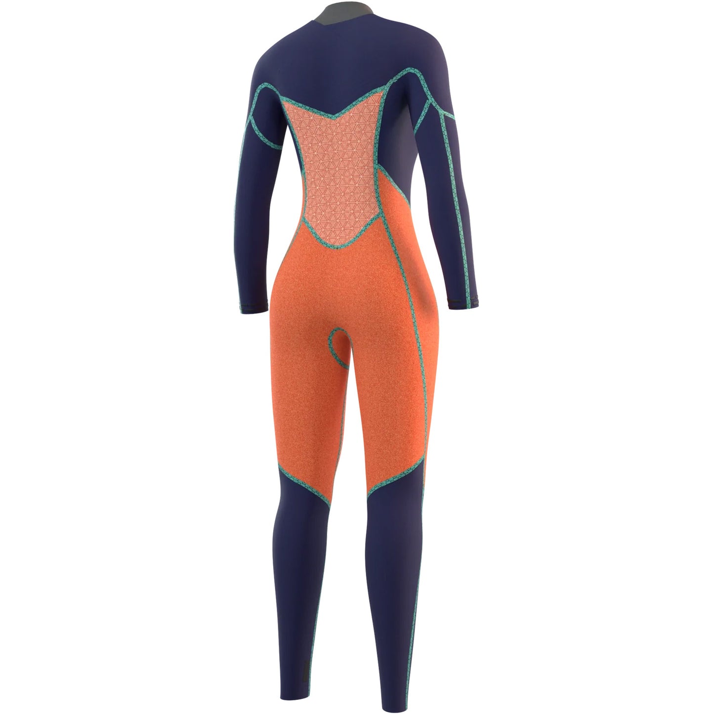 Mystic Womens Jayde 5/4mm Chest-Zip Fullsuit Wetsuit - Navy