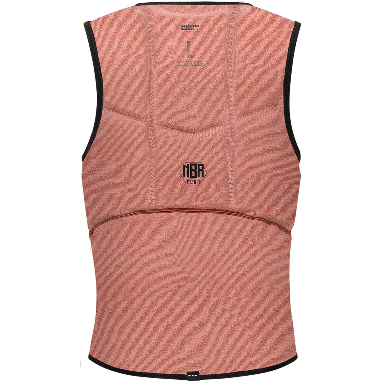 Mystic Foil Front-Zip Impact Vest - Black