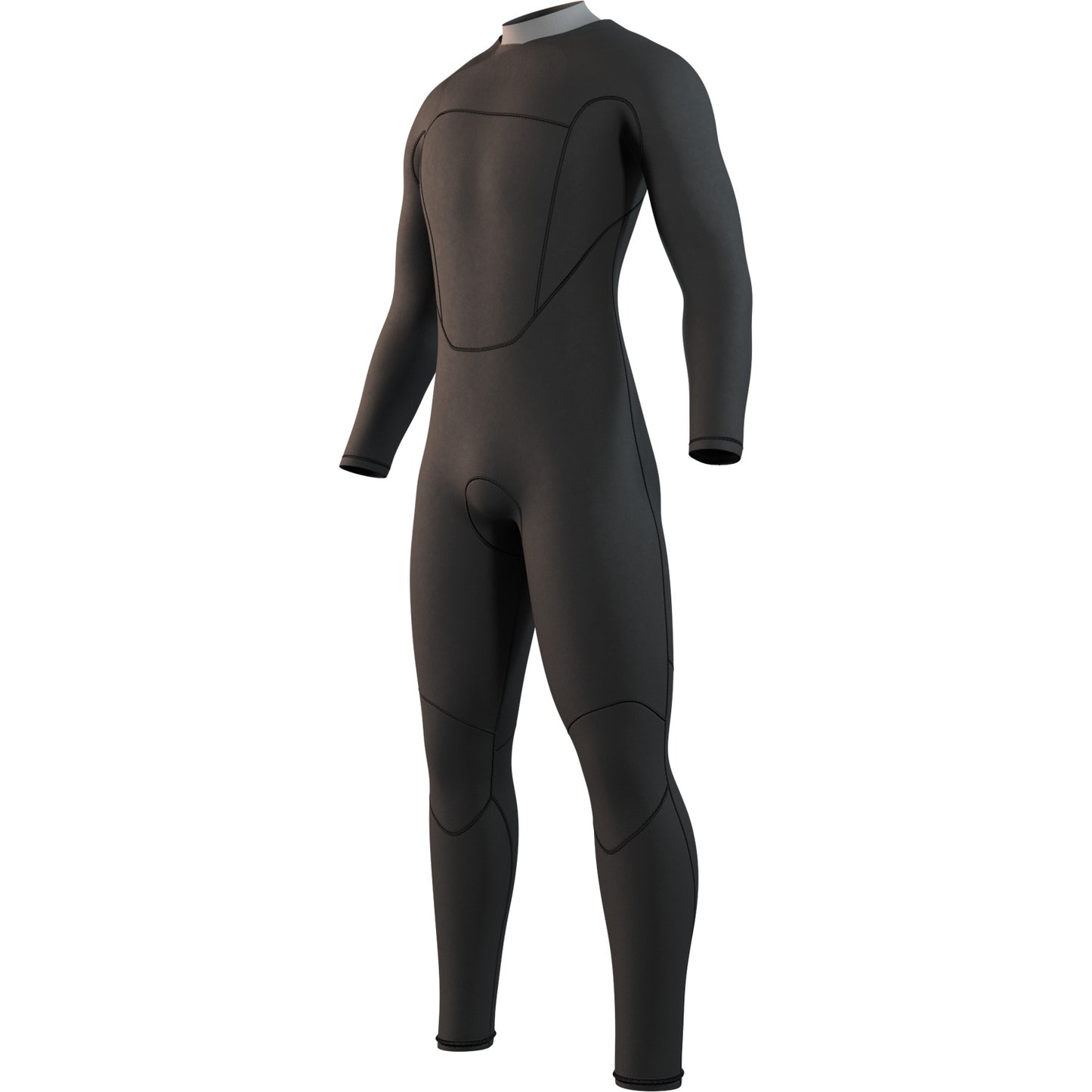 Mystic BRAND 3/2mm Front-Zip Fullsuit Wetsuit - Black