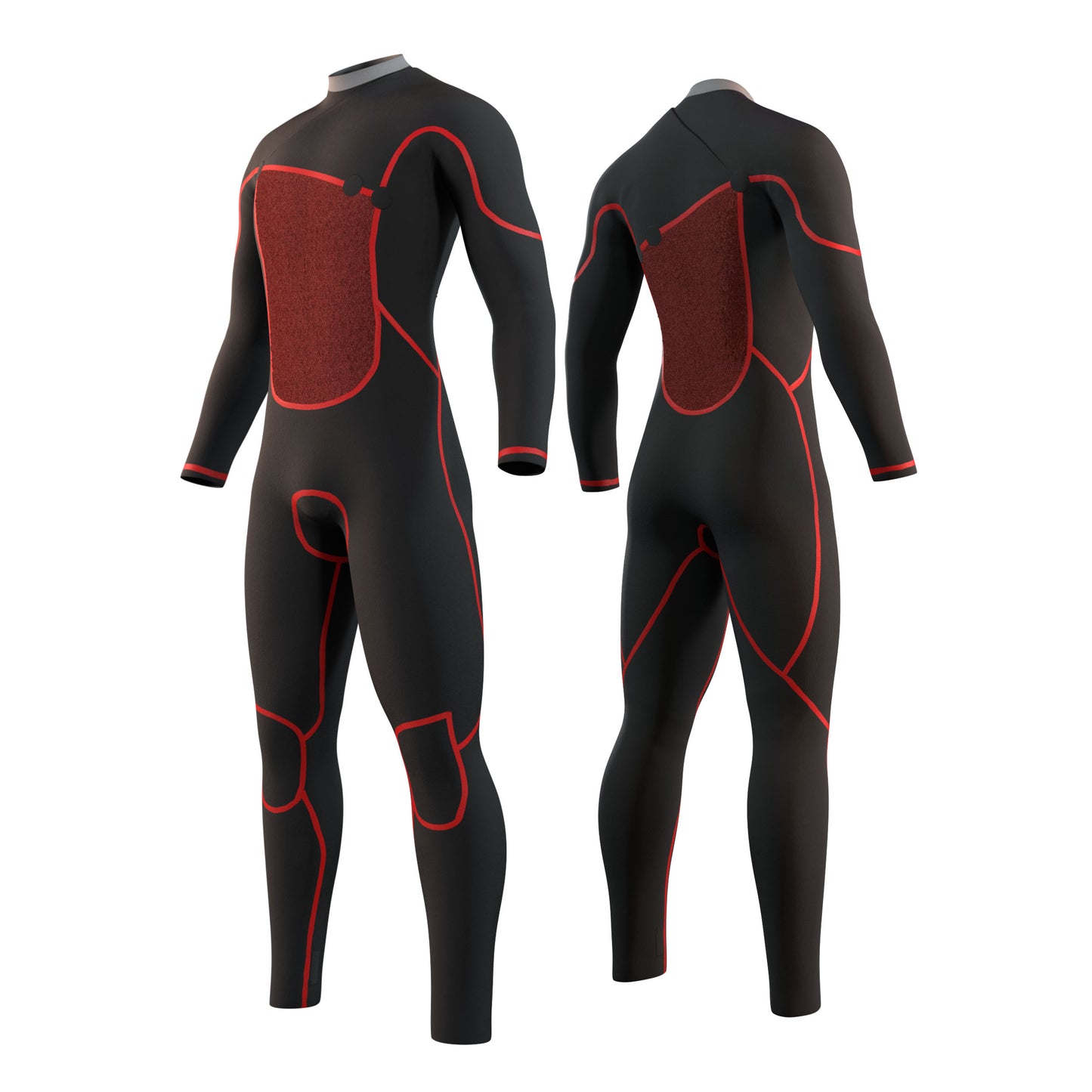 Mystic THE ONE 4/3 GBS Zip-Free Wetsuit - Grey 220009