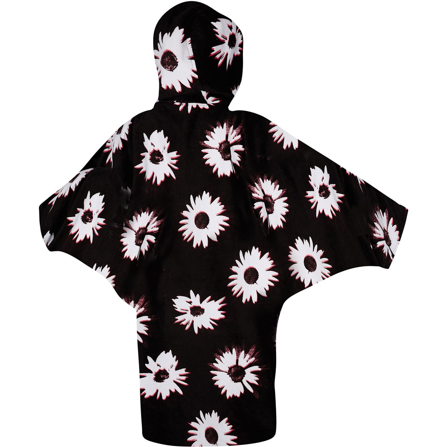 Mystic Womens Poncho - Black/White