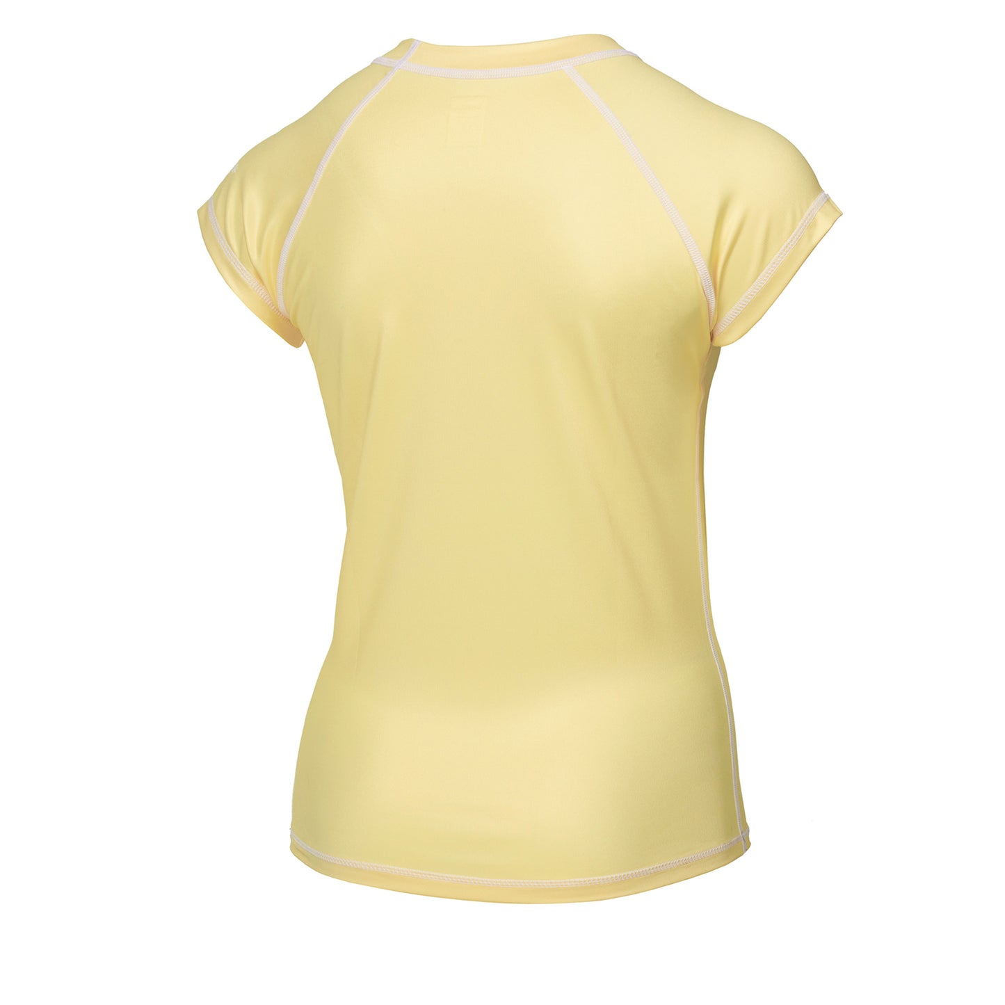 Mystic Womens Star Short-Sleeve Rashvest - Pastel Yellow