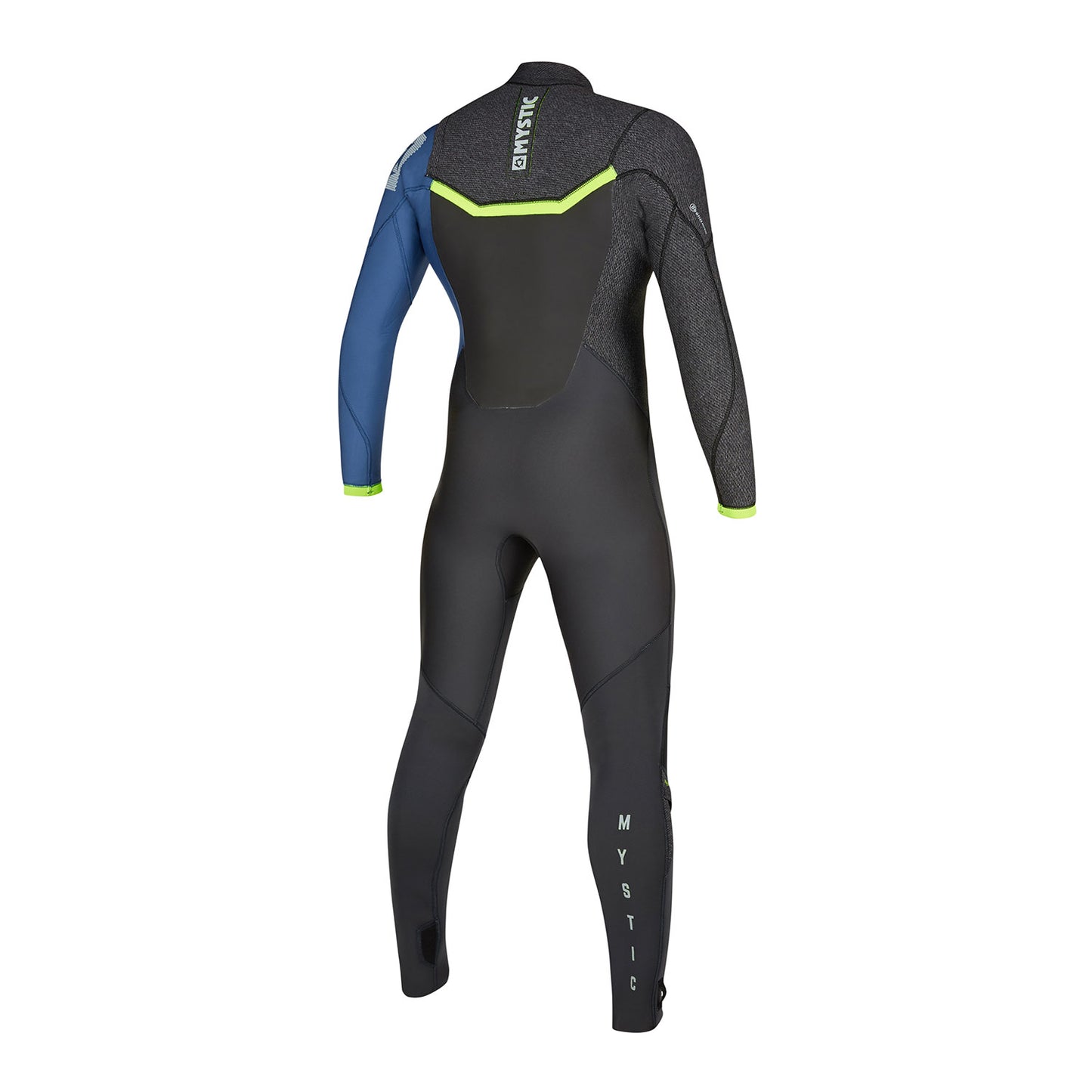 Mystic Majestic 3/2mm Front-Zip Fullsuit Wetsuit - Grey Blue