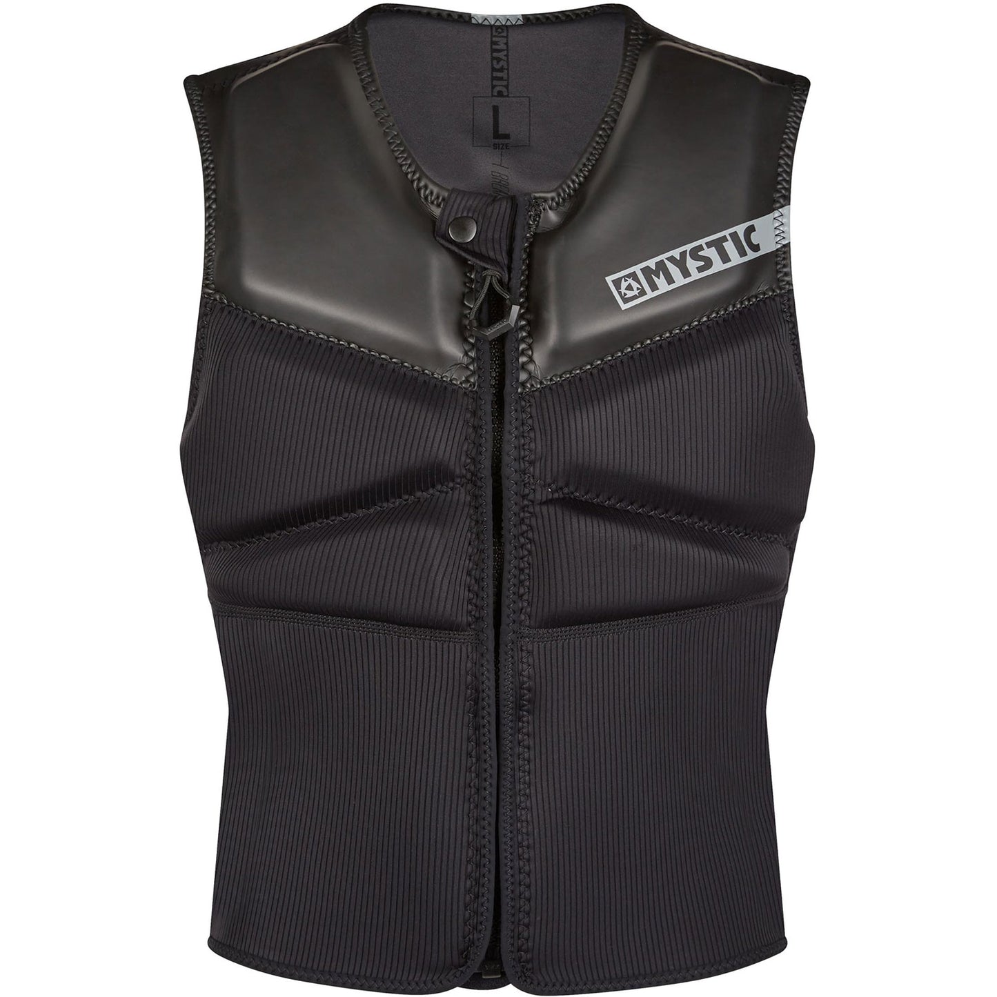  Mystic Block Kite Surfing Front-Zip Impact Vest - Black