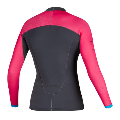  Mystic Womens Diva 2mm Long Sleeve Neoprene Vest - Phantom Grey