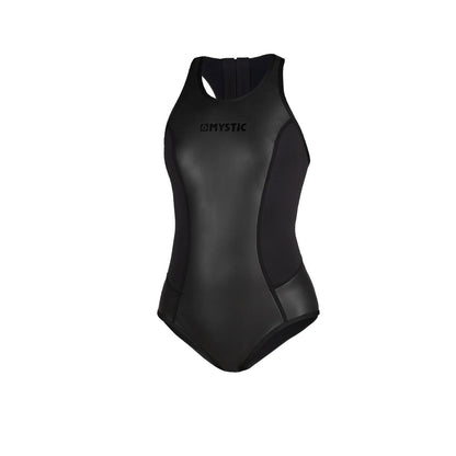  Mystic Womens Diva 2/2mm Back-Zip Capsleeve Super Shorty - Black