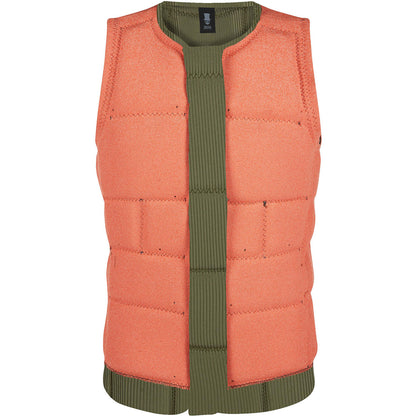 Mystic DOM Wake Boarding Front-Zip Impact Vest - Oxblood Red