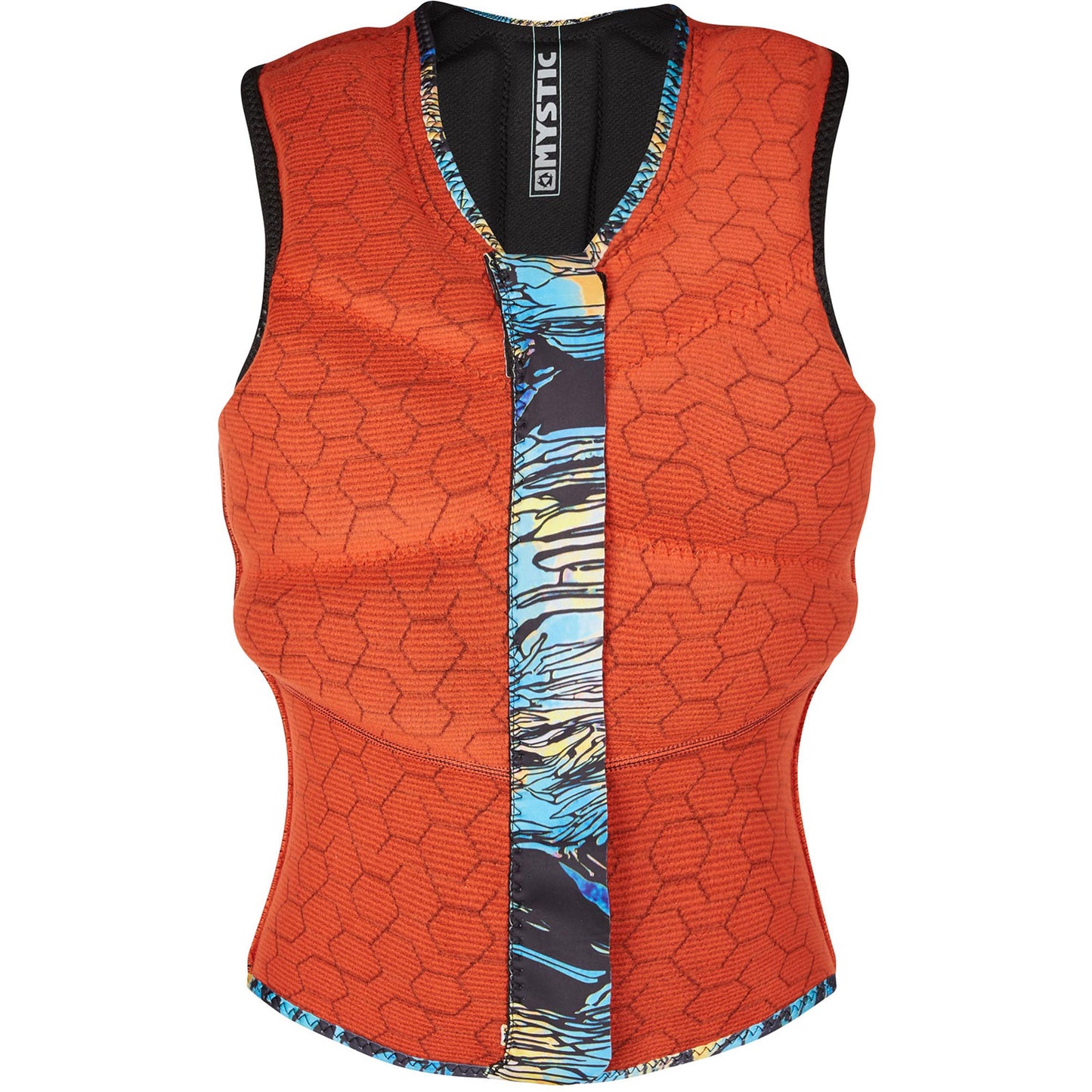  Mystic Womens Gem Kite Surfing Front-Zip Impact Vest - Black
