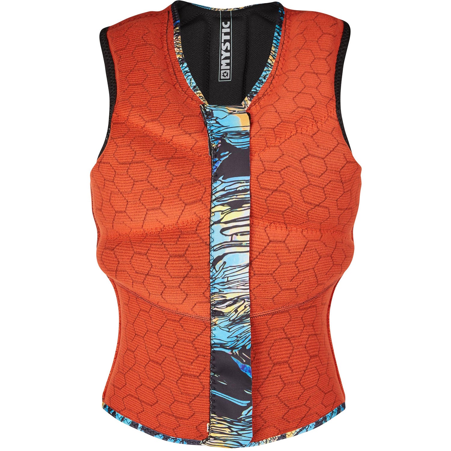  Mystic Womens Gem Kite Surfing Front-Zip Impact Vest - Black