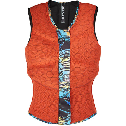  Mystic Womens Gem Kite Surfing Front-Zip Impact Vest - Black