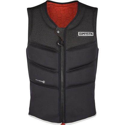  Mystic Foil Kite Surfing Front-Zip Impact Vest - Black