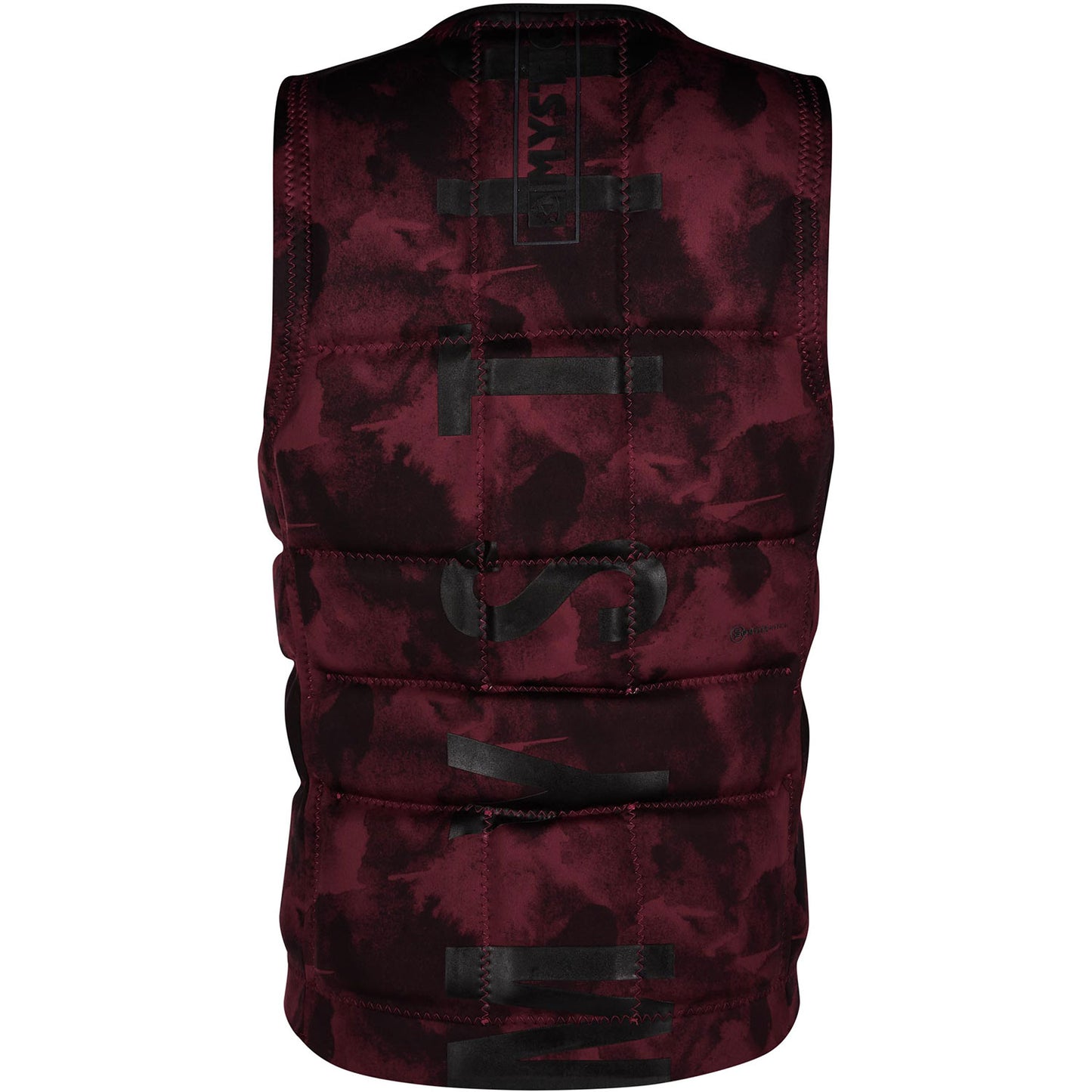  Mystic MAJESTIC Wake Boarding Front-Zip Buckle Impact Vest - Oxblood Red