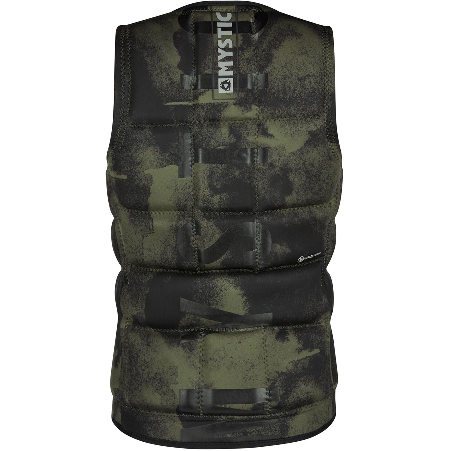  Mystic MAJESTIC Wake Boarding Front-Zip Buckle Impact Vest - Brave Green