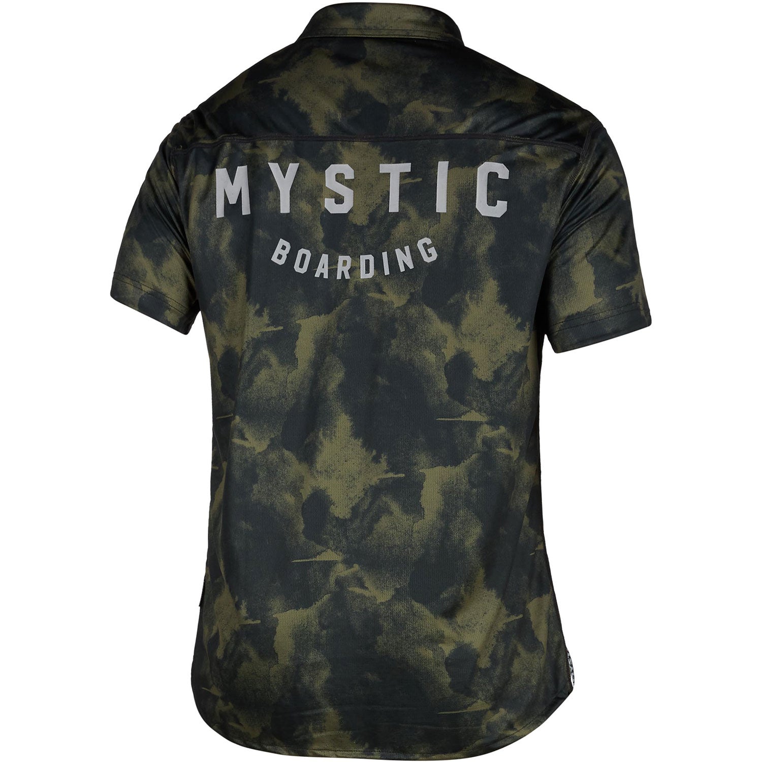  Mystic Shred Short Sleeve Quickdry Top - Brave Green