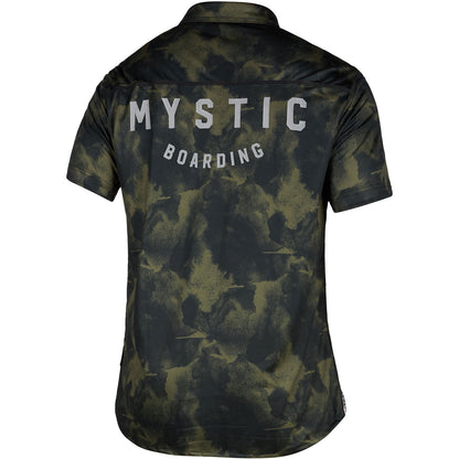  Mystic Shred Short Sleeve Quickdry Top - Brave Green