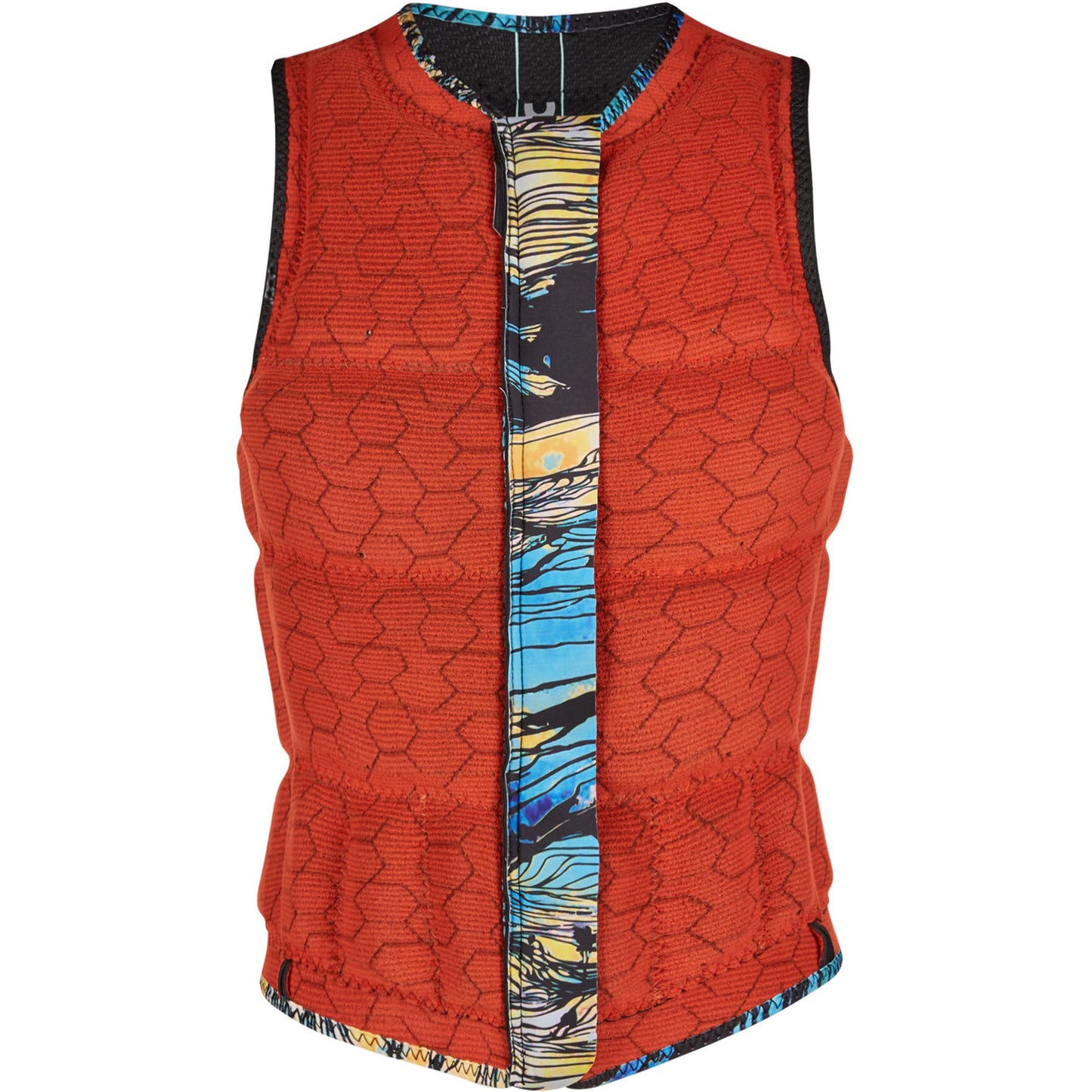 Mystic Womens GEM Wake Boarding Front-Zip Impact Vest - Black