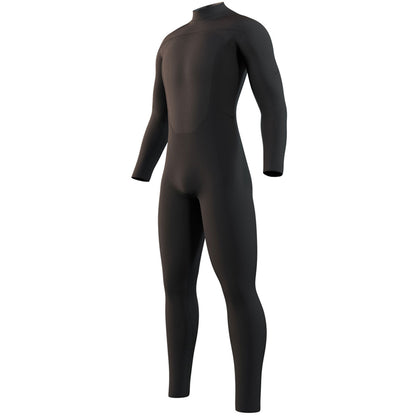  Mystic Brand 3/2mm Back-Zip Flatlock Wetsuit - Black