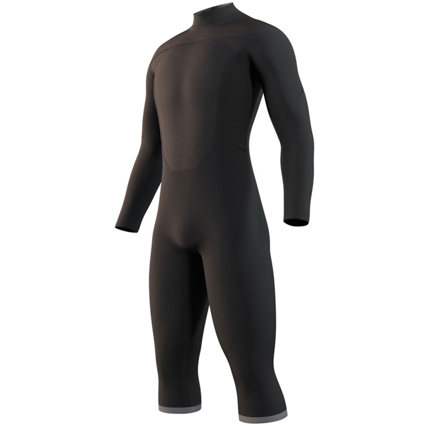  Mystic Brand 3/2mm Back-Zip Shortleg Flatlock Wetsuit - Black