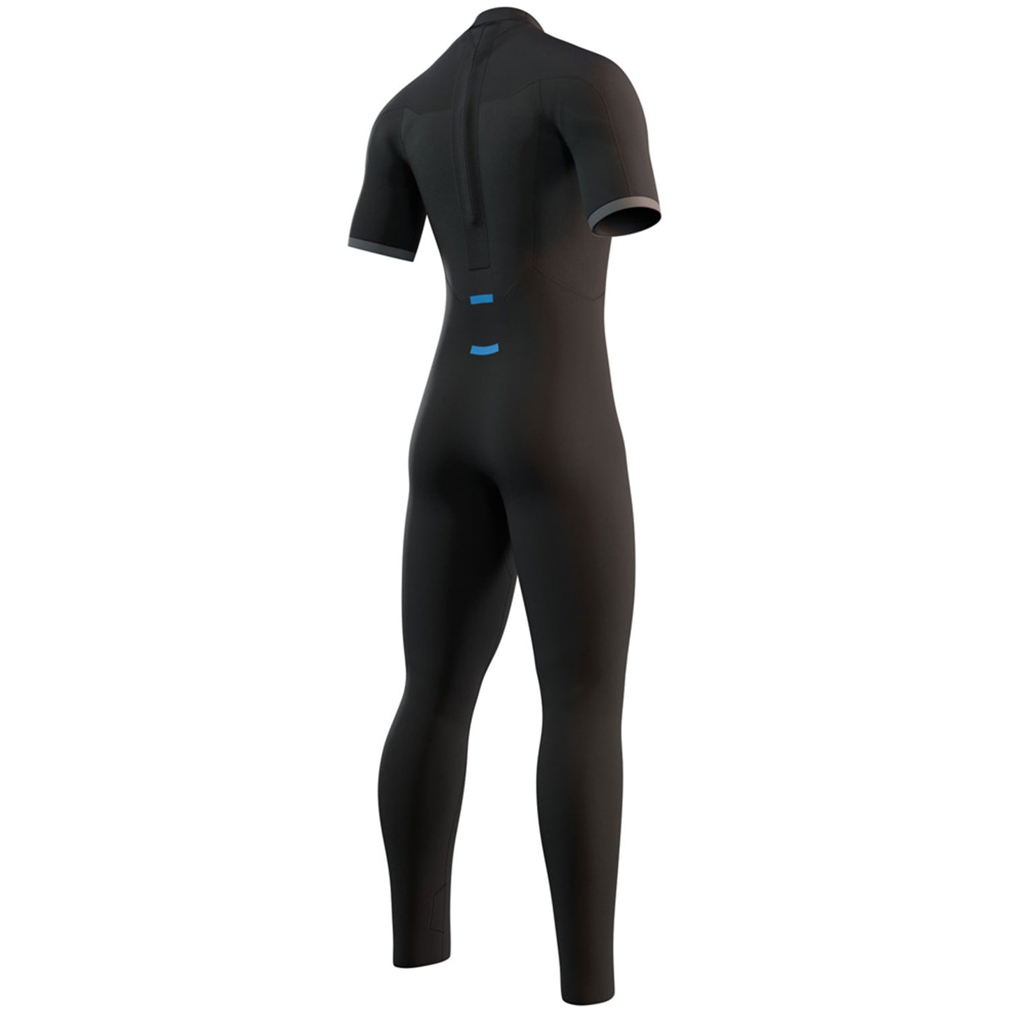  Mystic Brand 3/2mm Back-Zip Shortarm Flatlock Wetsuit - Black