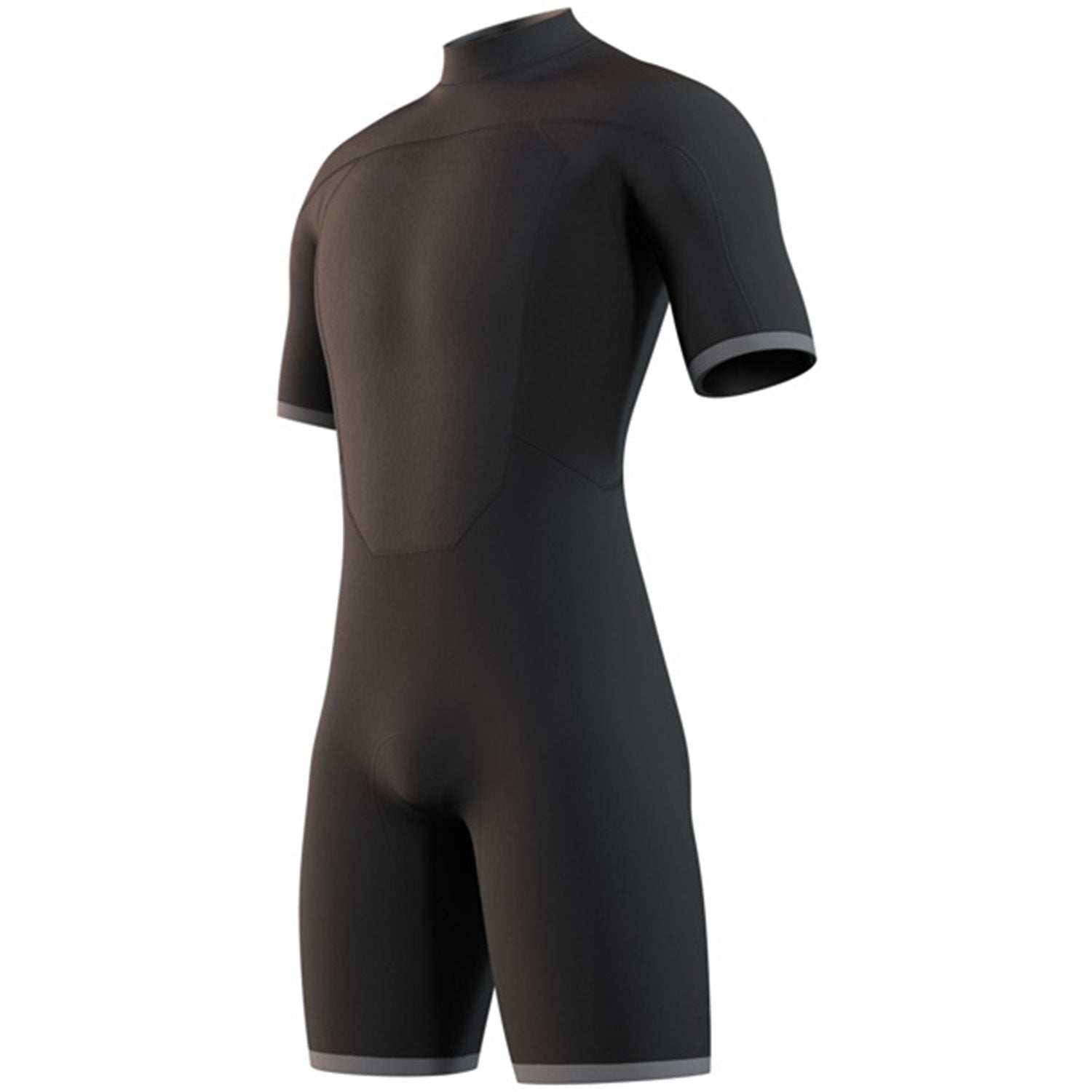  Mystic Brand 3/2mm Back-Zip Shorty Wetsuit - Global Blue
