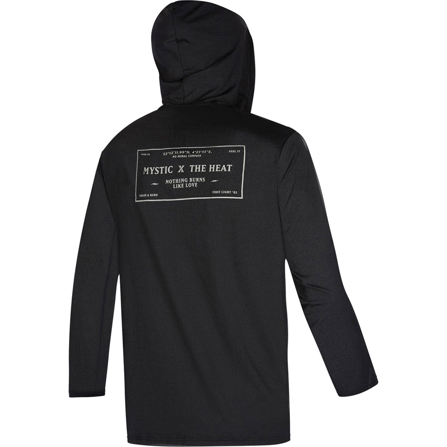  Mystic CHILLER Hooded Loosefit Rash Vest - Black