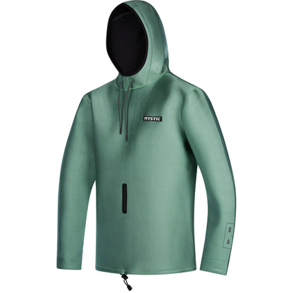  Mystic STAR Sweat 2mm Neoprene Hoody - Sea Salt Green