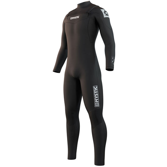  Mystic Star 3/2mm GBS Double Front-Zip Fullsuit Wetsuit - Black