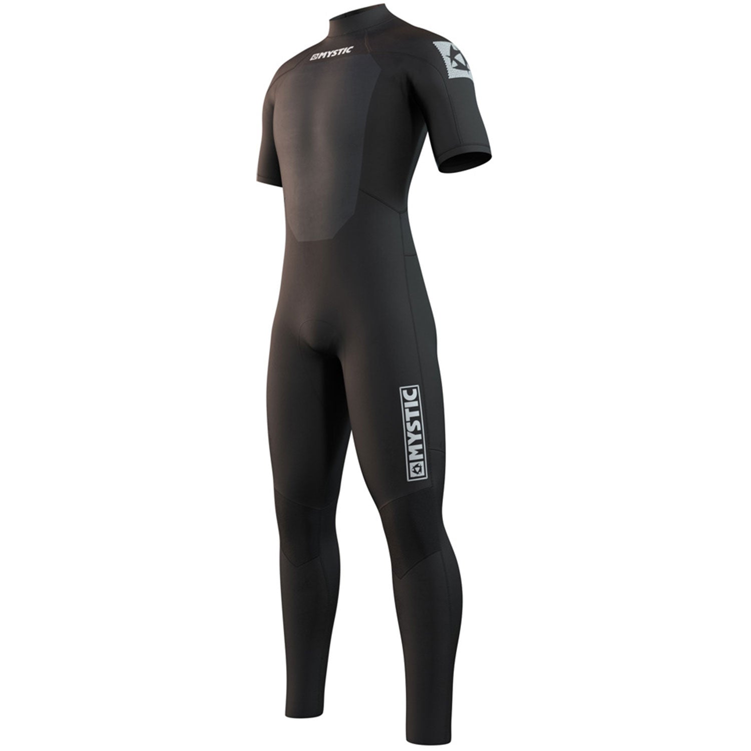  Mystic Star 4/3mm GBS Back-Zip Shortarm Wetsuit - Black