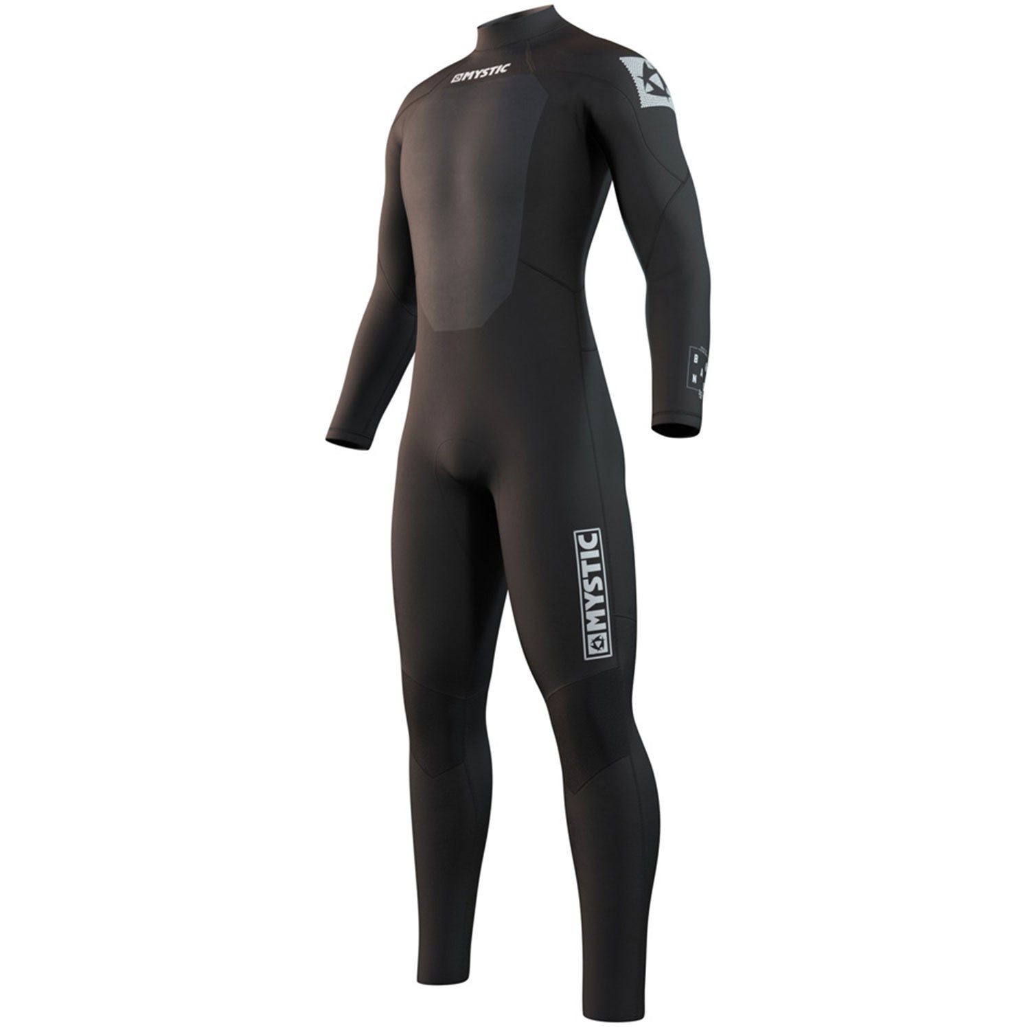  Mystic Star 4/3mm GBS Back-Zip Fullsuit Wetsuit - Black