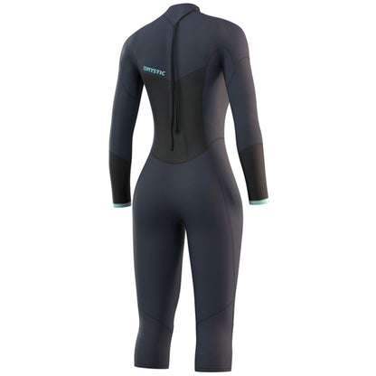  Mystic Womens Brand 3/2mm Back-Zip FL Shortleg Wetsuit - Night Blue