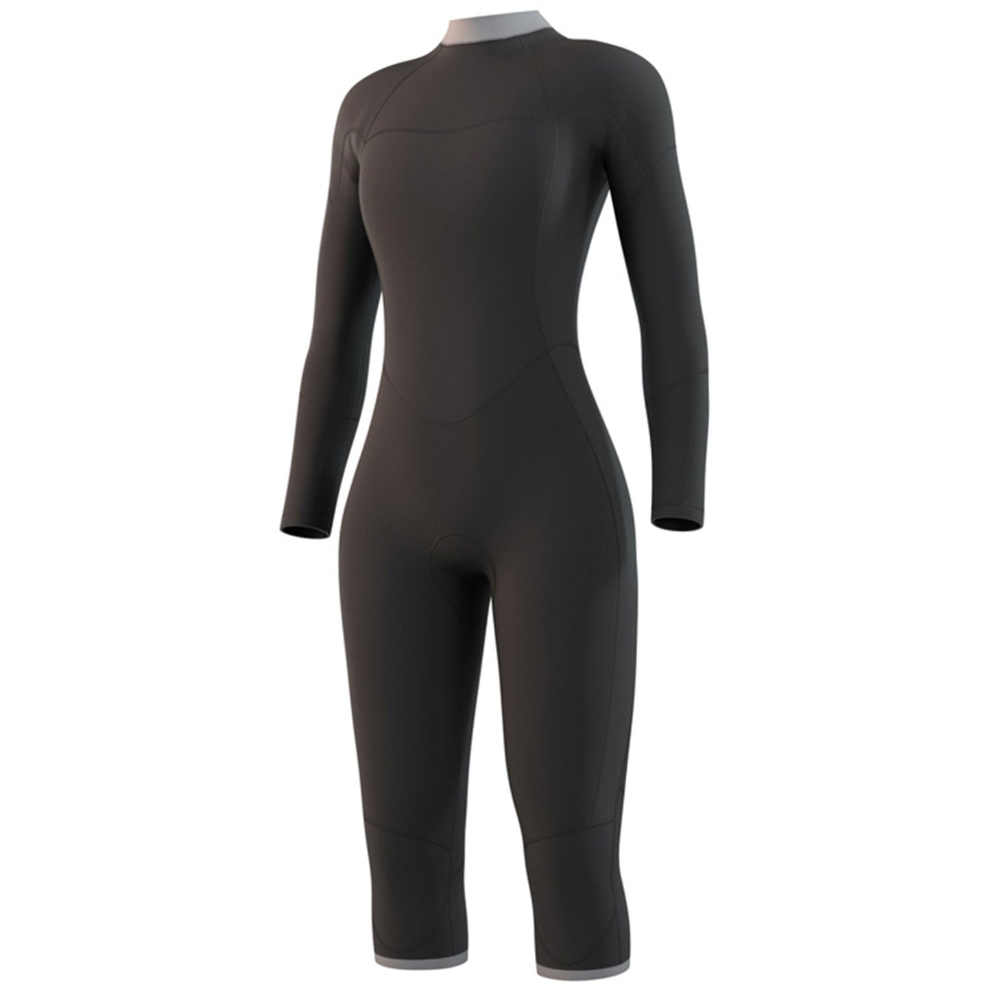  Mystic Womens Brand 3/2mm Back-Zip FL Shortleg Wetsuit - Night Blue