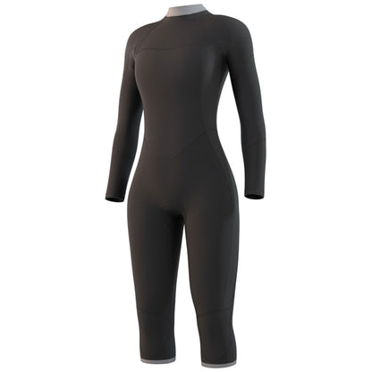  Mystic Womens Brand 3/2mm Back-Zip FL Shortleg Wetsuit - Night Blue