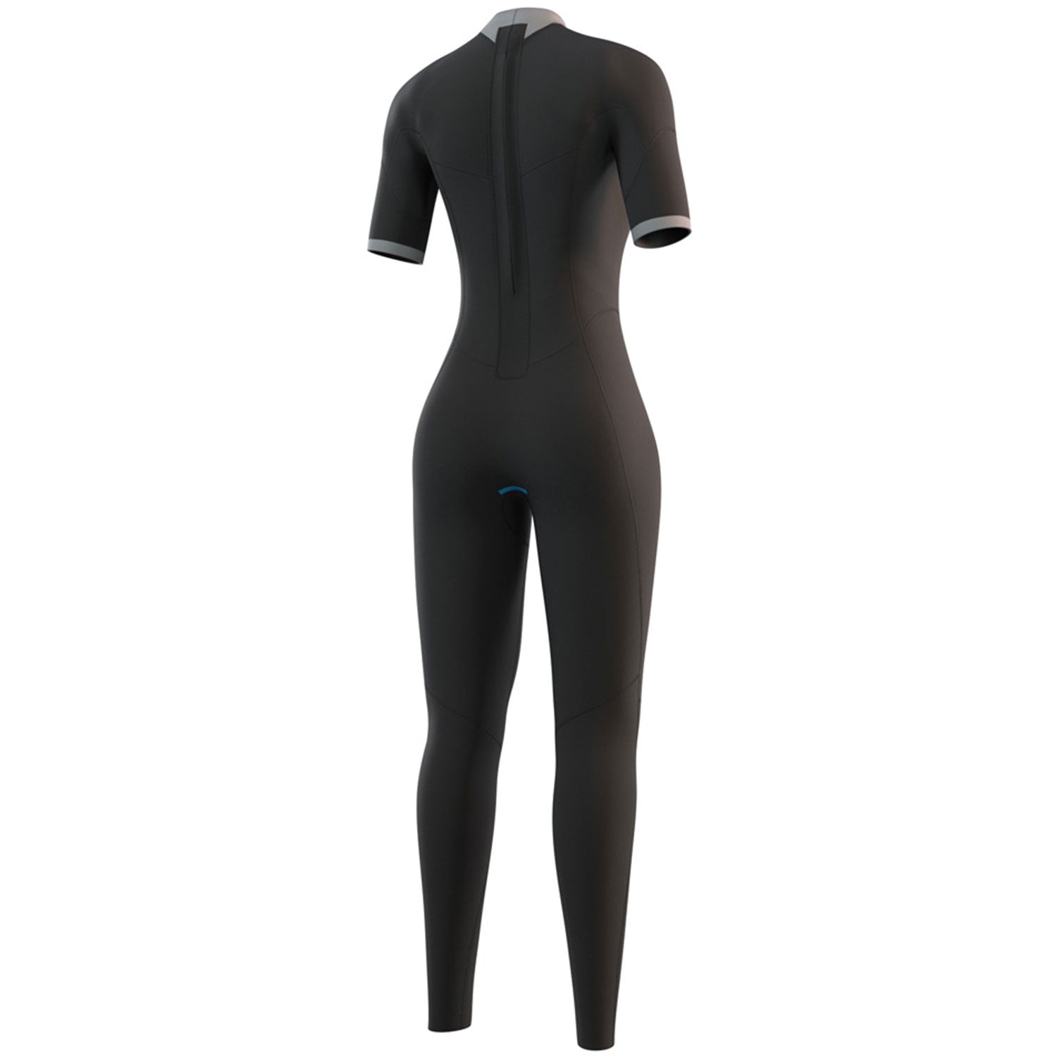  Mystic Womens Brand 3/2mm Back-Zip FL Shortarm Wetsuit - Night Blue