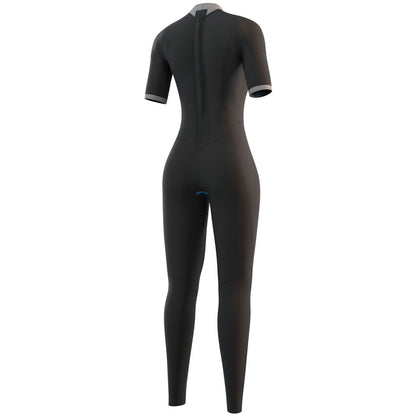  Mystic Womens Brand 3/2mm Back-Zip FL Shortarm Wetsuit - Night Blue