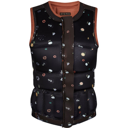  Mystic Womens DIVA FZip Wakeboard Impact Vest - Rusty Red