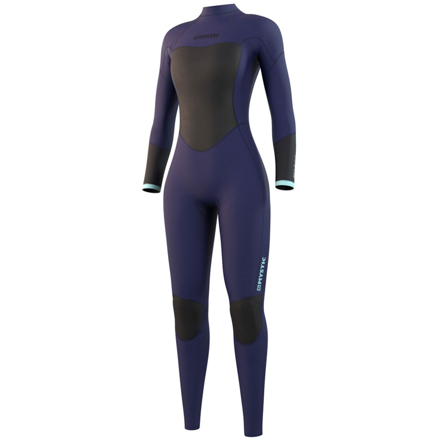  Mystic Womens Star 3/2mm Back-Zip Fullsuit Wetsuit - Night Blue