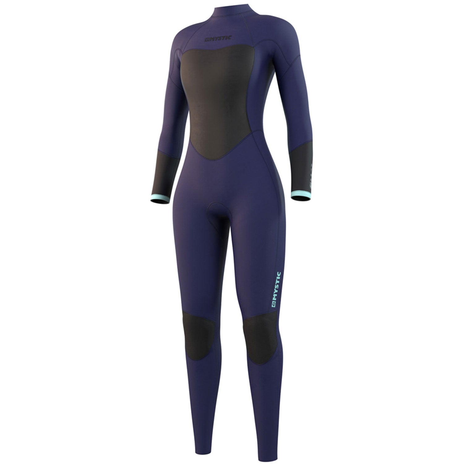  Mystic Womens Star 3/2mm Back-Zip Fullsuit Wetsuit - Night Blue