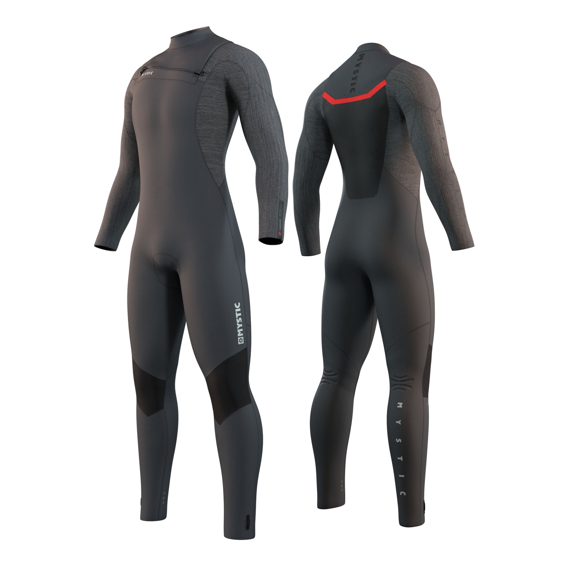  Mystic MAJESTIC 5/4 GBS Front Zip Wetsuit - Grey