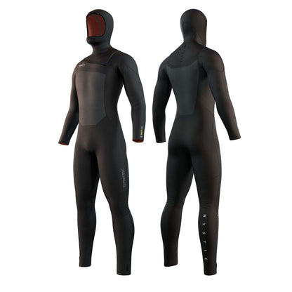  Mystic Voltt Hooded 6/4/3mm Front-Zip Fullsuit Wetsuit - Black