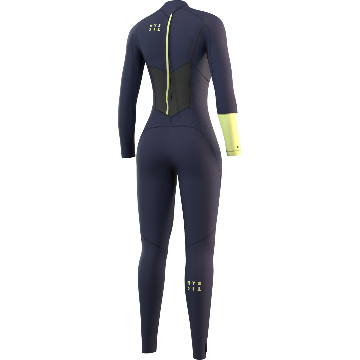  Mystic Womens Dazzled 5/3 Back Zip Wetsuit - Night Blue