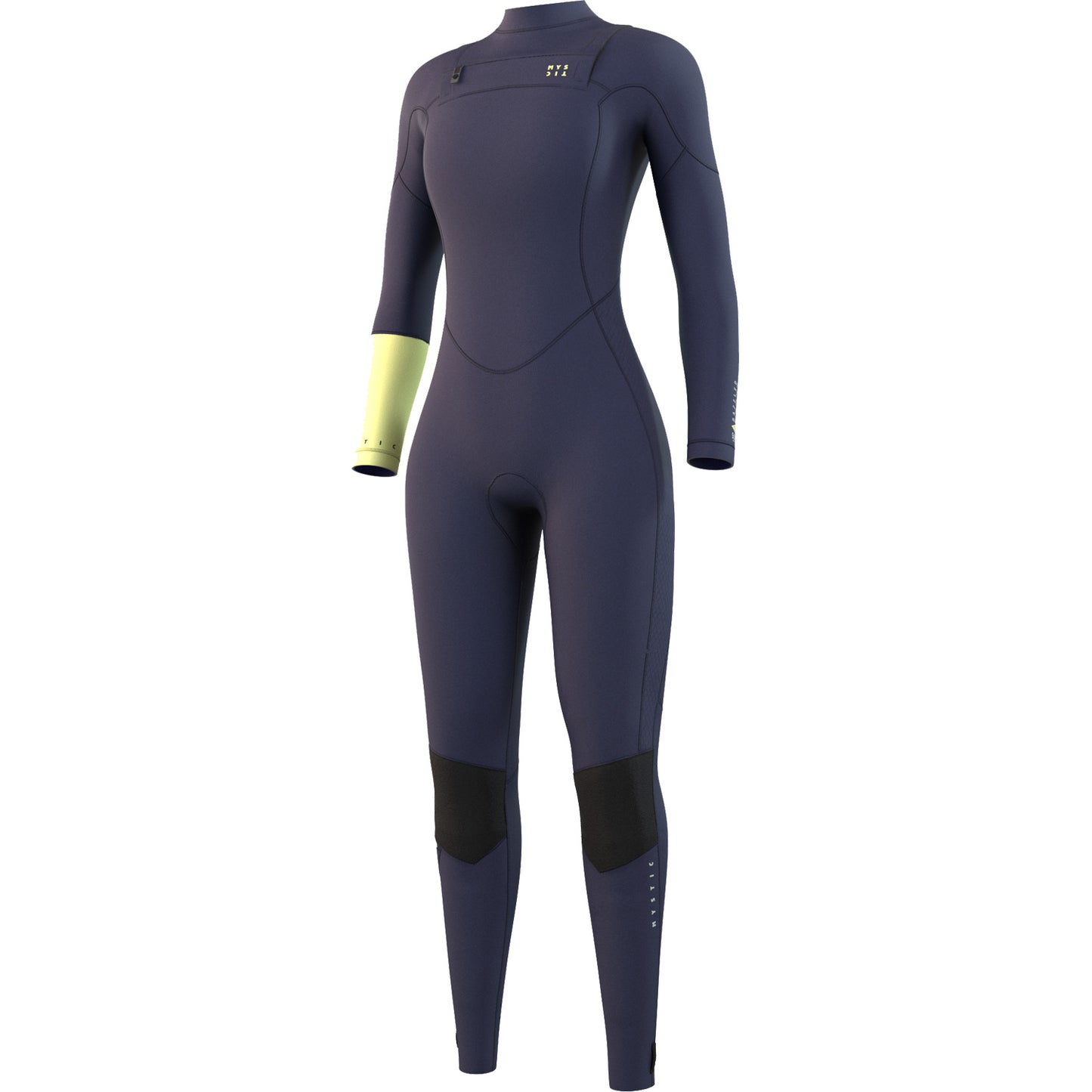  Mystic Womens Dazzled 3/2 Double Front Zip Wetsuit - Night Blue