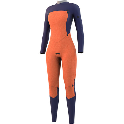  Mystic Womens Dazzled 3/2 Double Front Zip Wetsuit - Night Blue