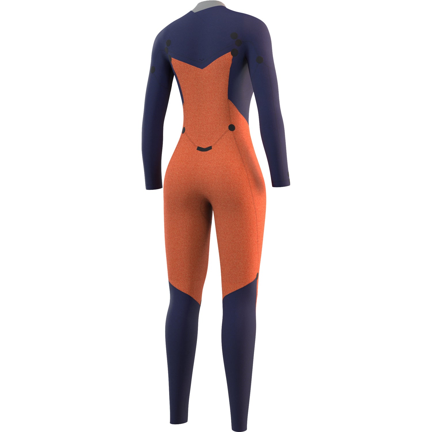  Mystic Womens Dazzled 3/2 Double Front Zip Wetsuit - Night Blue