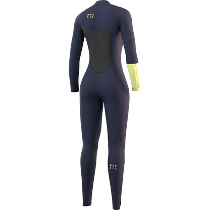  Mystic Womens Dazzled 5/3 Double Front Zip Wetsuit - Night Blue