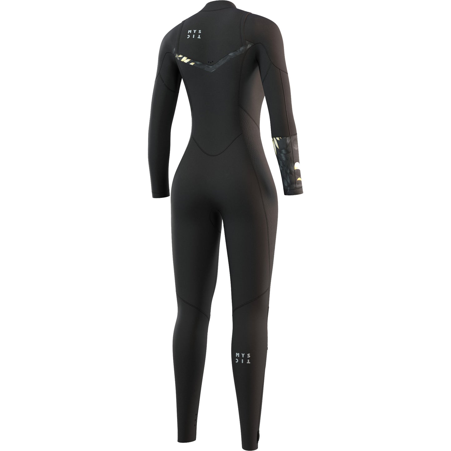  Mystic Womens Dazzled 5/3 Double Front Zip Wetsuit - Black