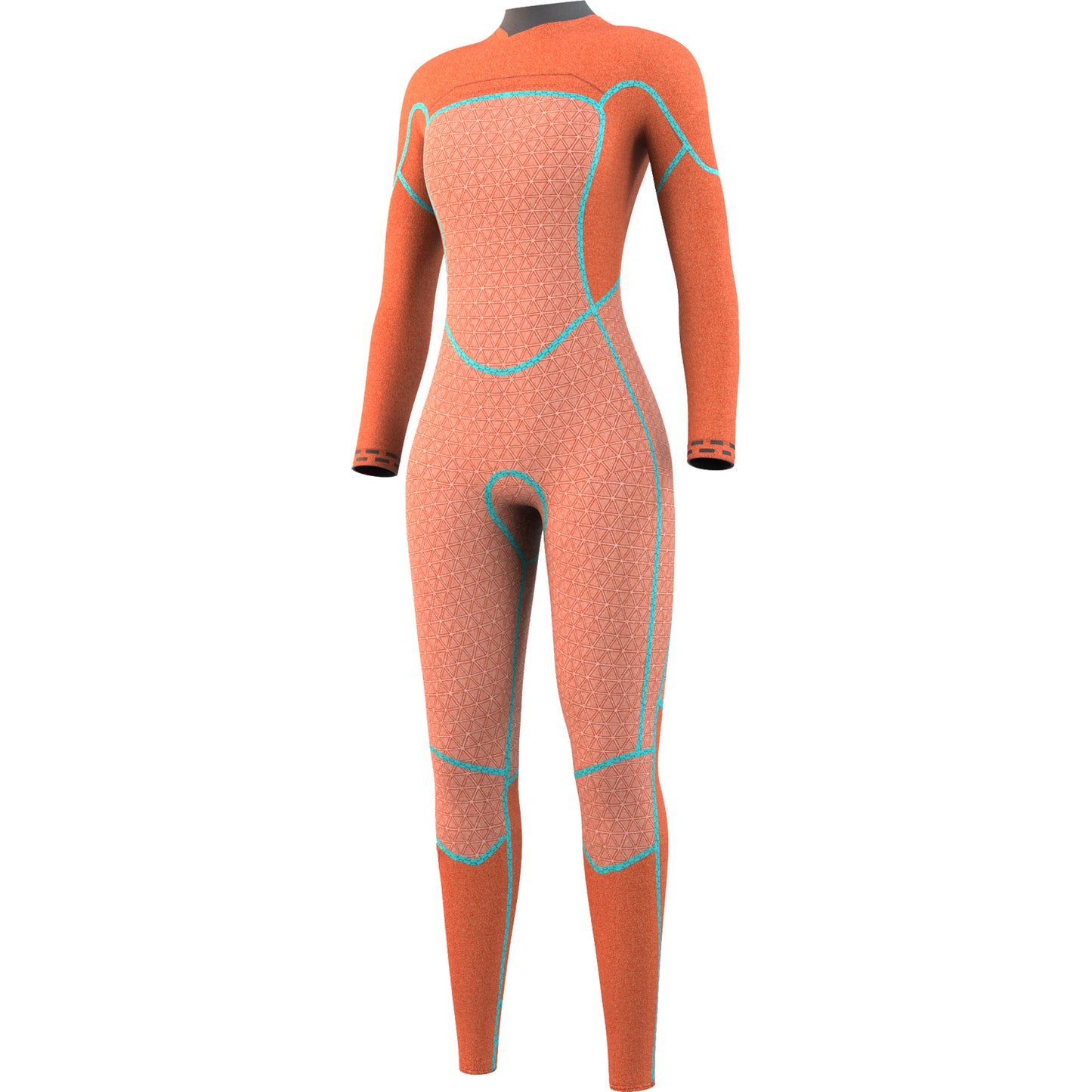  Mystic Womens GEM 5/4 Chest- Zip Wetsuit - Black