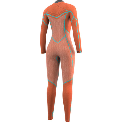  Mystic Womens GEM 5/4 Chest- Zip Wetsuit - Black