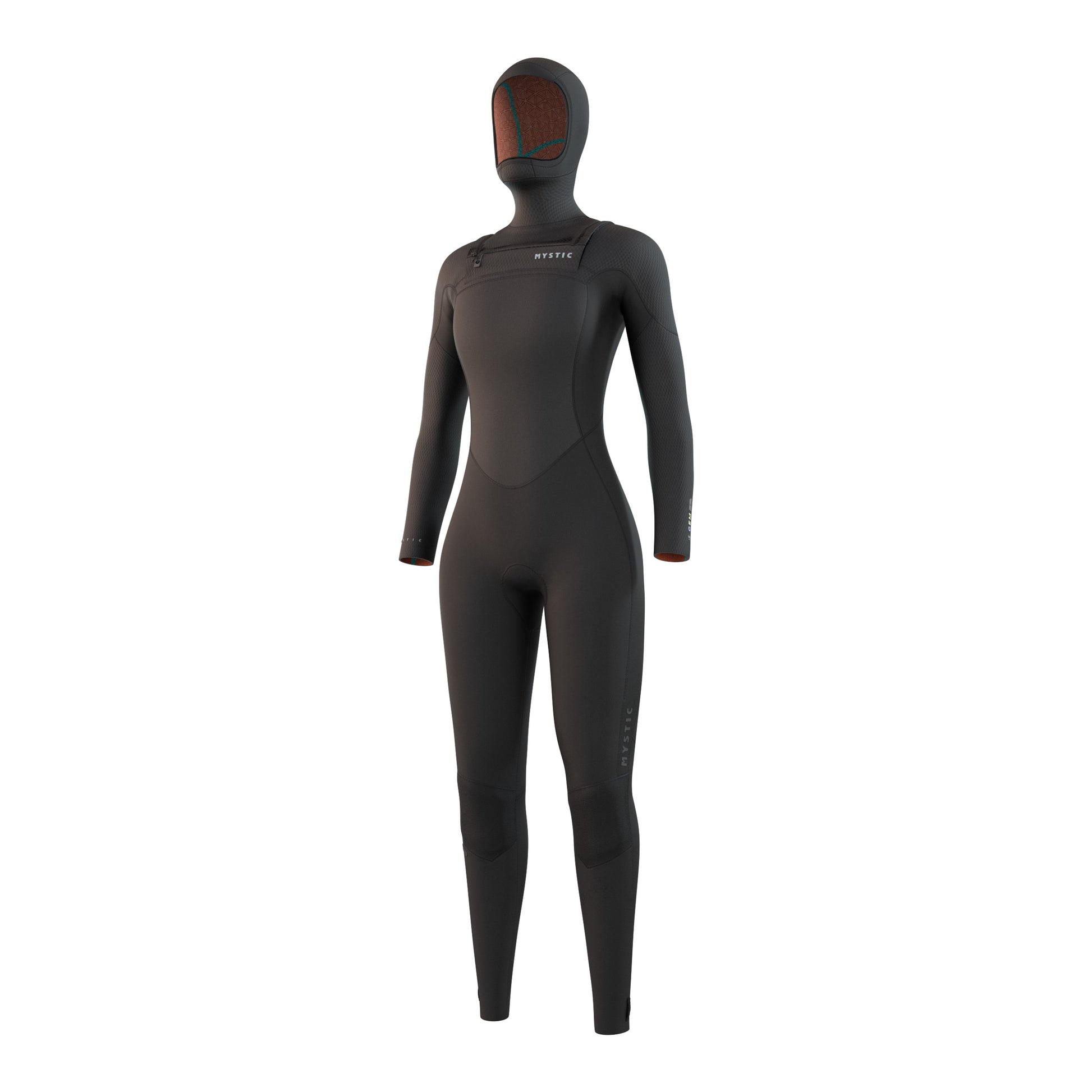  Mystic Womens Gem 6/4/3mm Hooded Wetsuit - Black